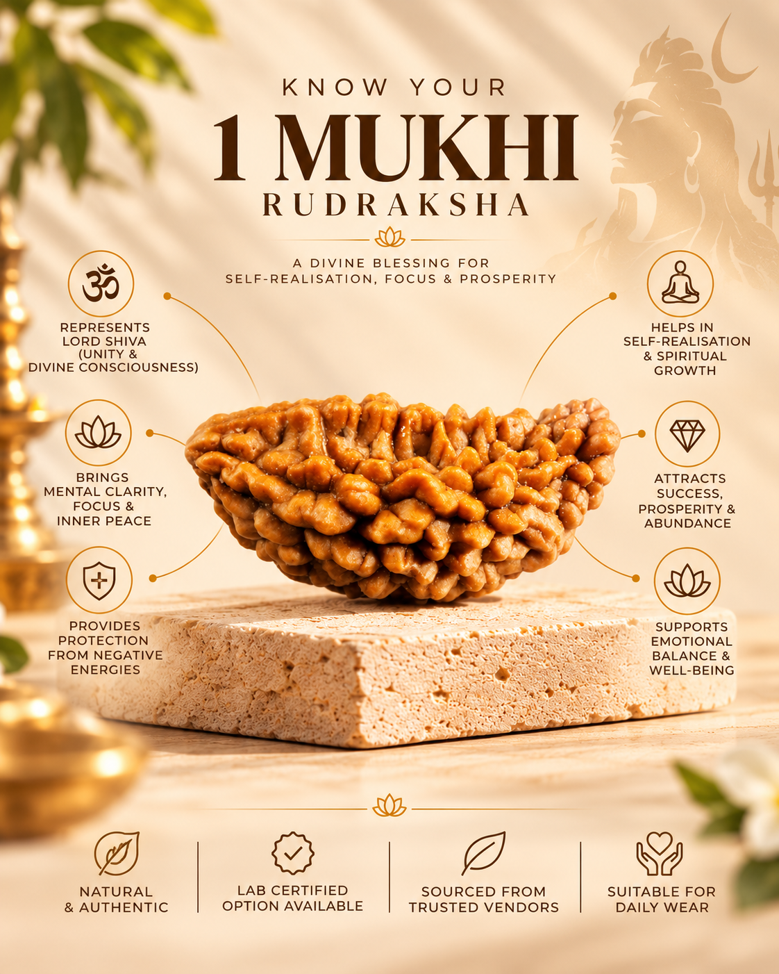 1 Mukhi Rudraksha - Image 2