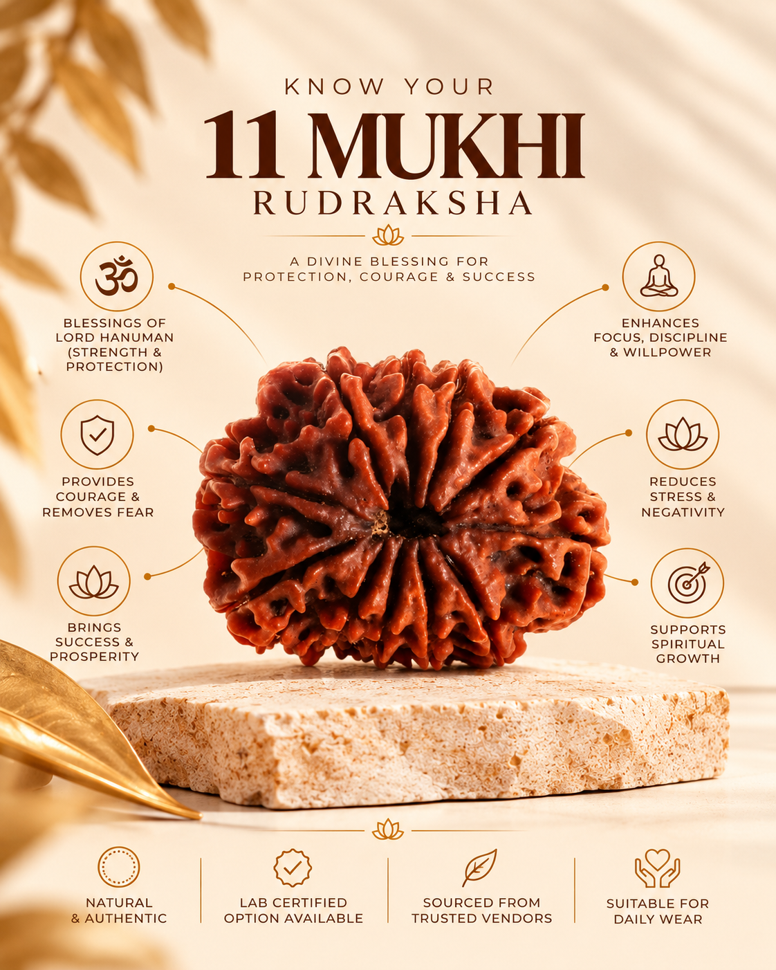 11 Mukhi Rudraksha - Image 2