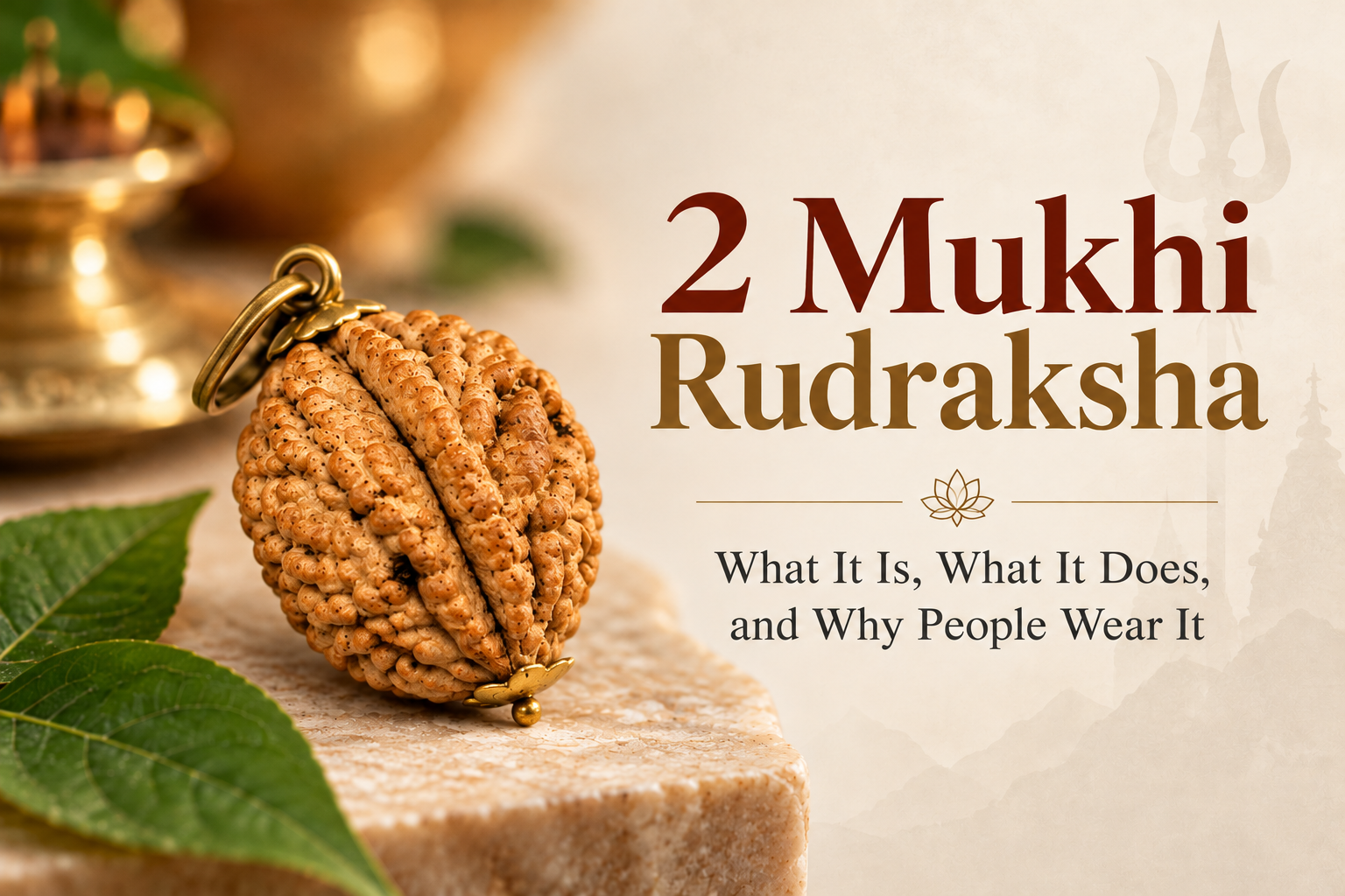 2 Mukhi Rudraksha Spiritual Guide