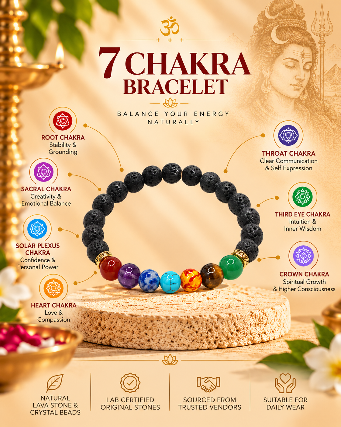 7 Chakra Bracelet - Image 2