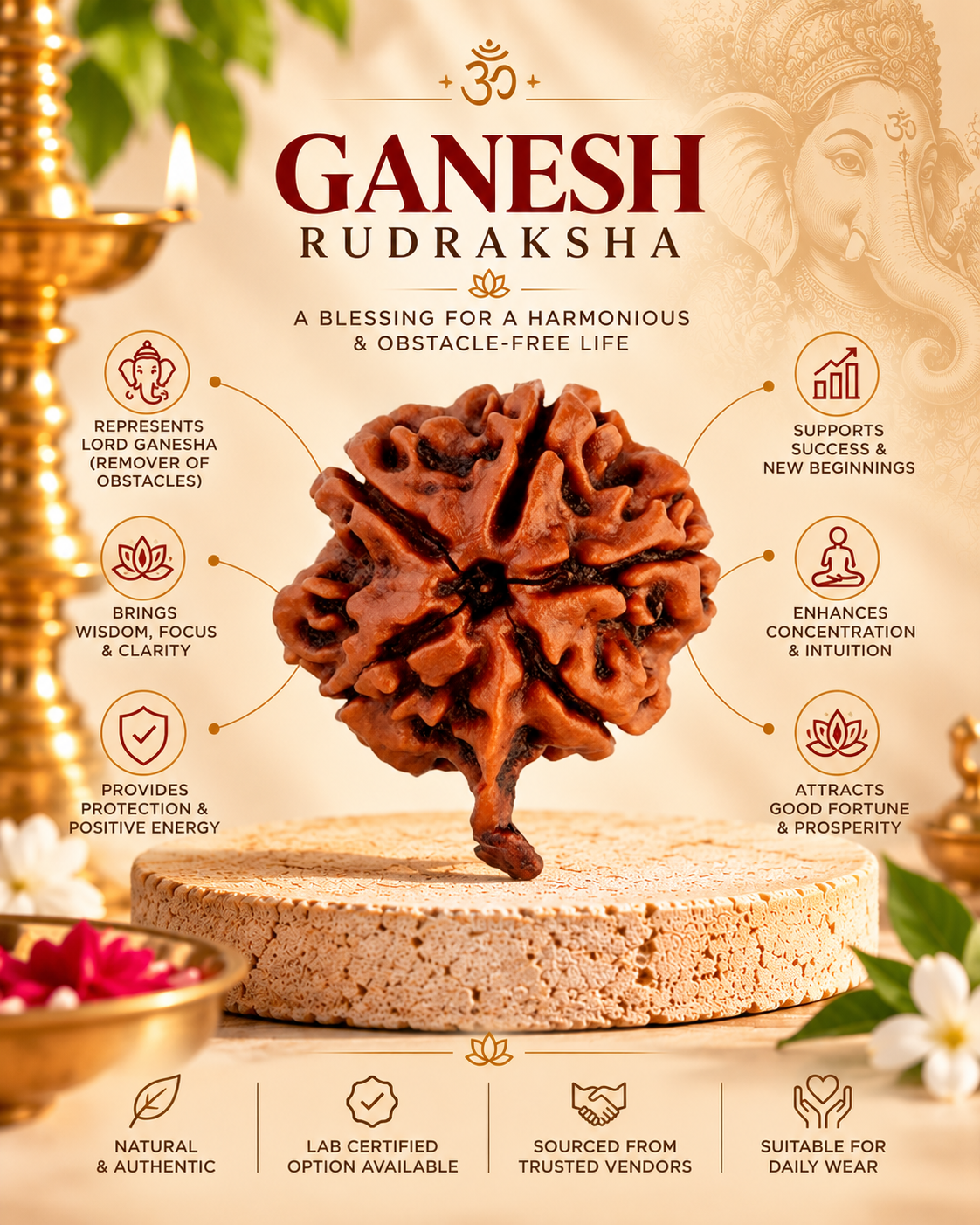 Ganesh Rudraksha - Image 2