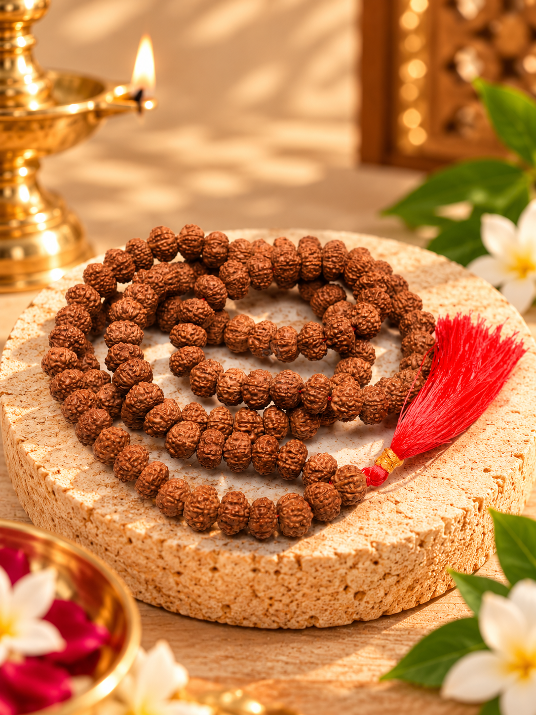 7 Mukhi Rudraksha Mala