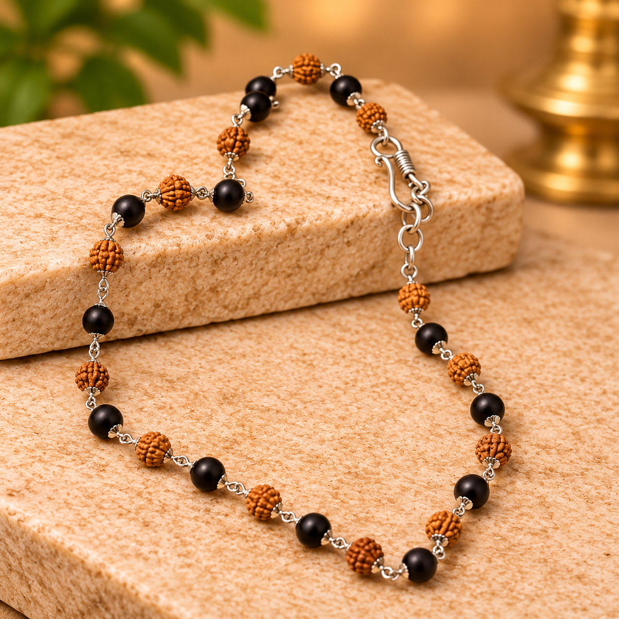 Karungali + Rudraksha 108 Mala