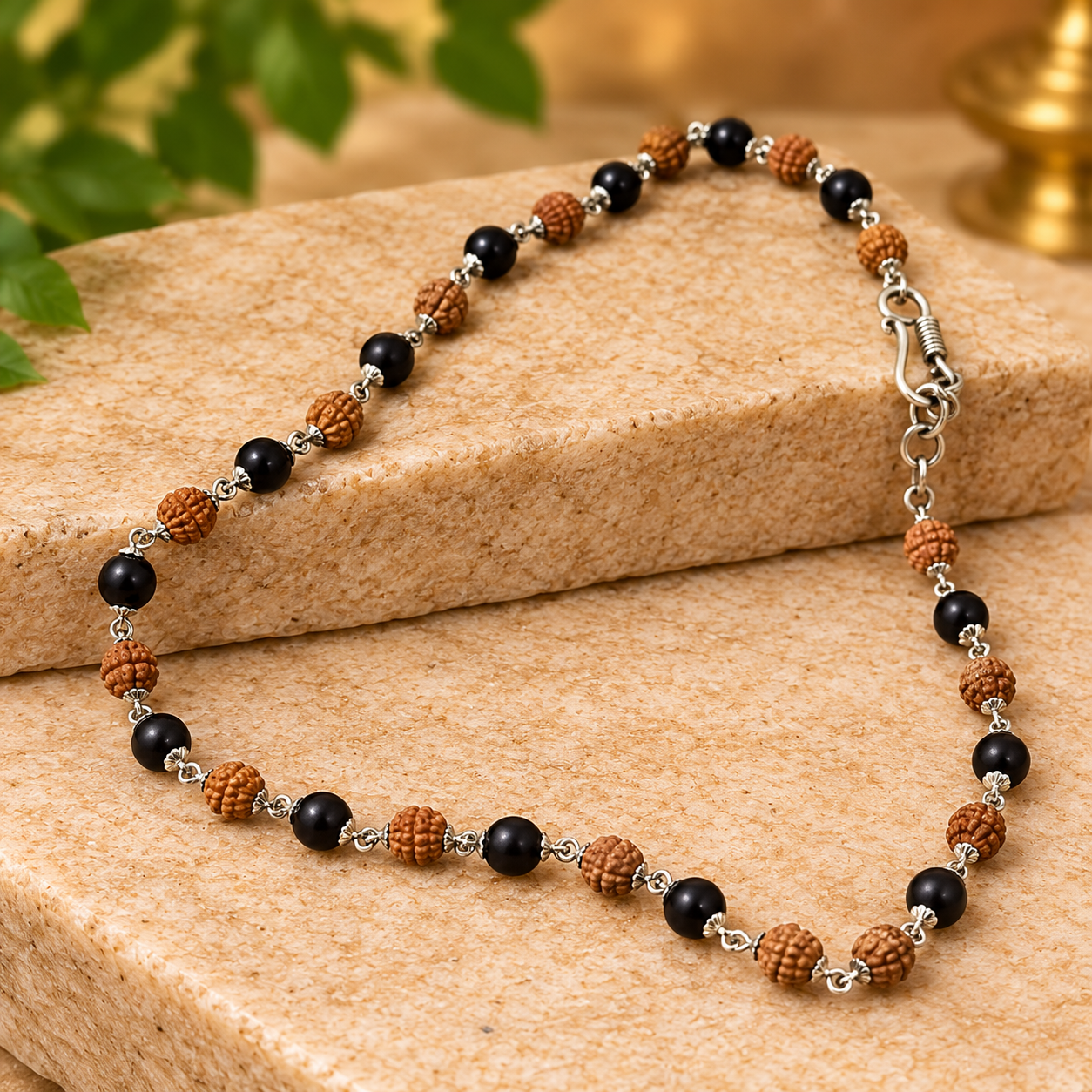 Karungali + Rudraksha 108 Mala - Image 2