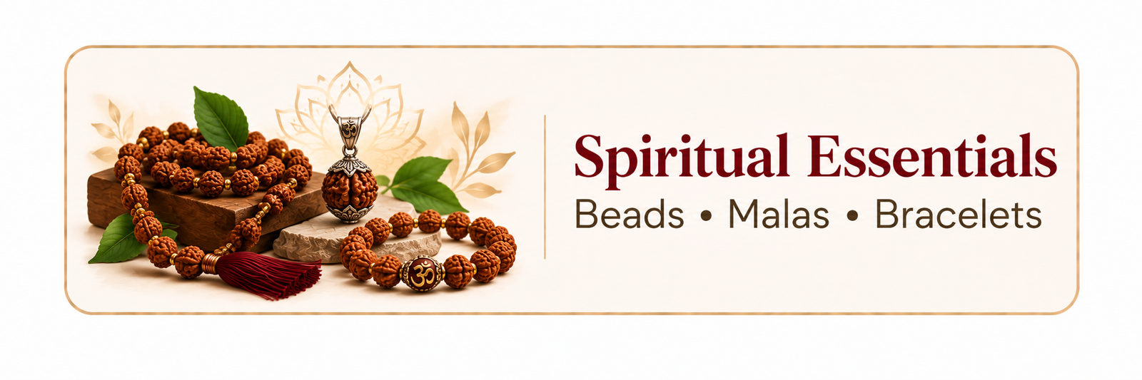 Spiritual Essentials Jewelry Banner