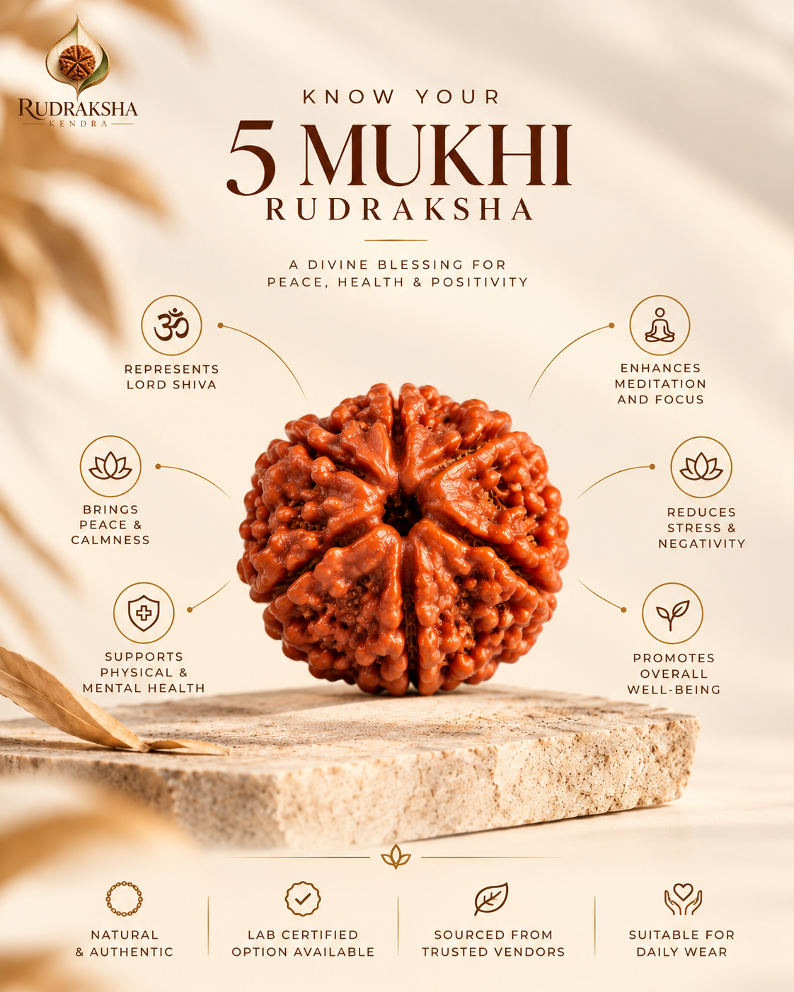 Rudraksha Pendant - Image 2